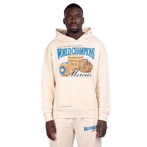 Mercier Mens Champions Ring Hoodie / Ecru